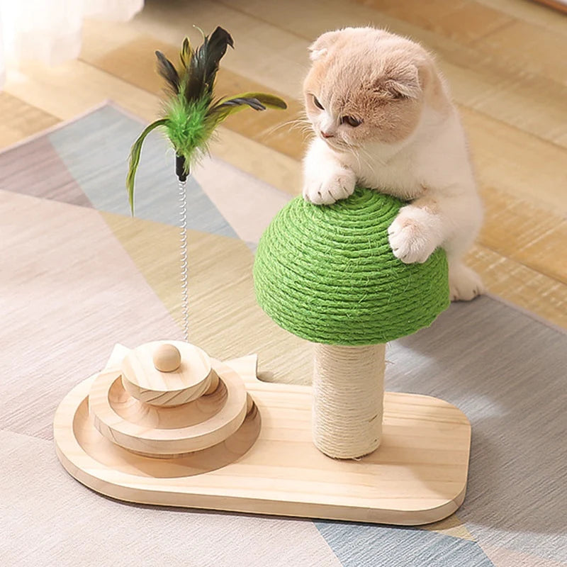 a cat sitting on top of a green vase 