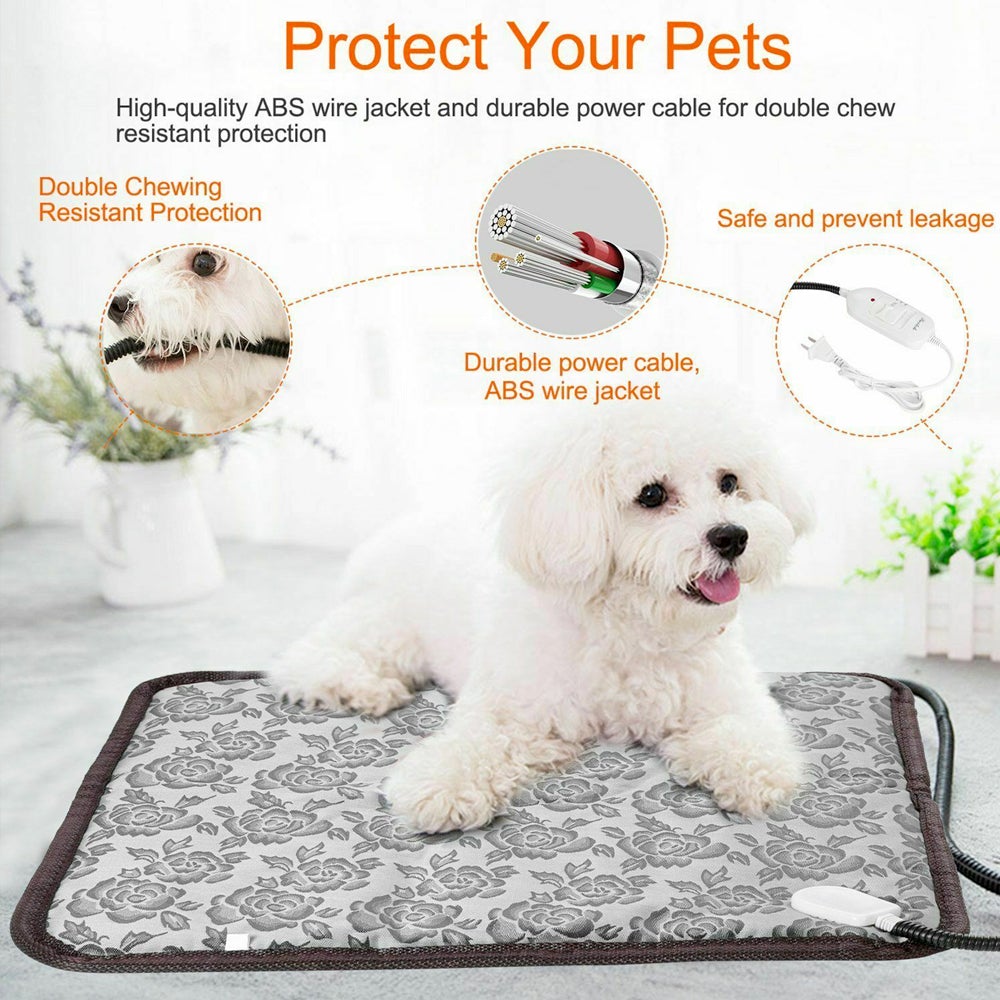 Thermal heating waterproof pet bed pad.