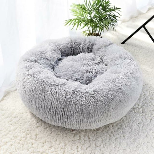 Plush cat bed/house.