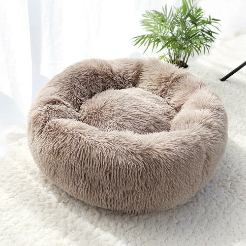 Plush cat bed/house.