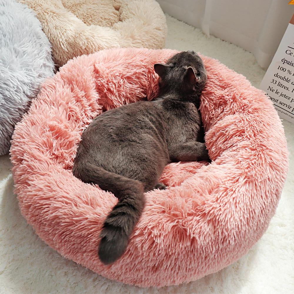 Plush cat bed/house.